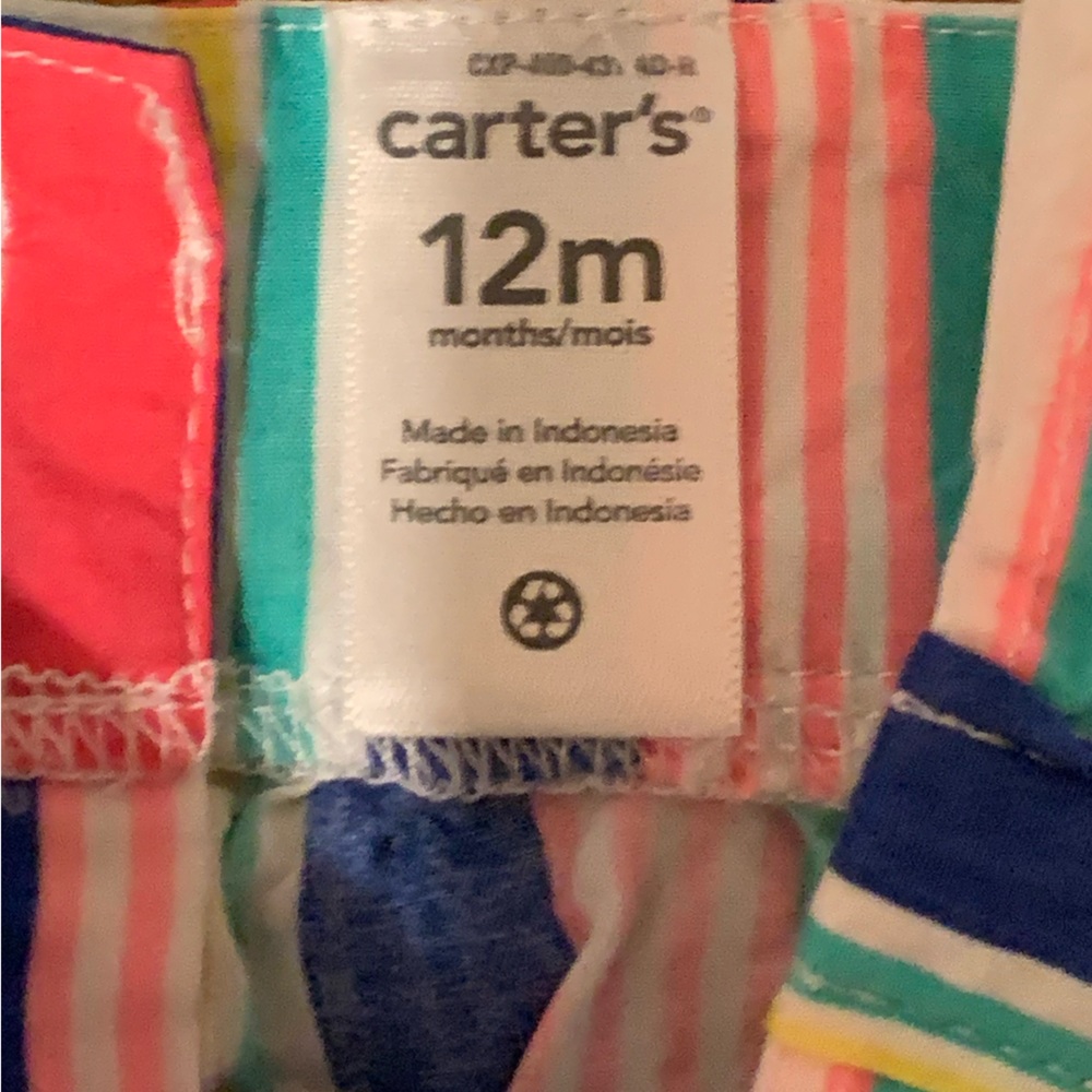 Carter’s Striped Sleeveless Blouse - Picture 3 of 3